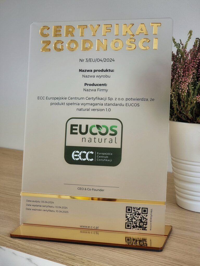 Certyfikat EUCOS