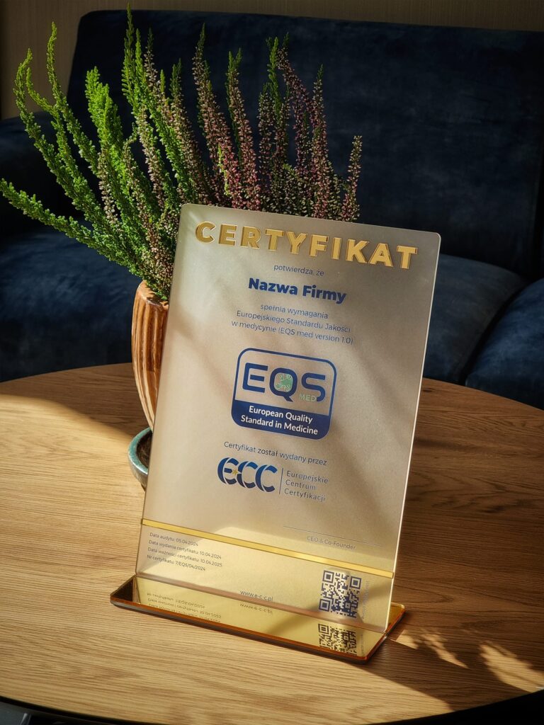 Certyfikat EQS Med